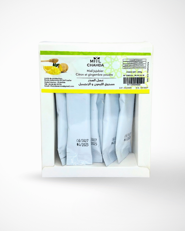 Miel au Citron et Gingembre – en Sachets