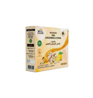 Boisson Miel, Gingembre et Citron – 15 Sachets Individuels x 15g